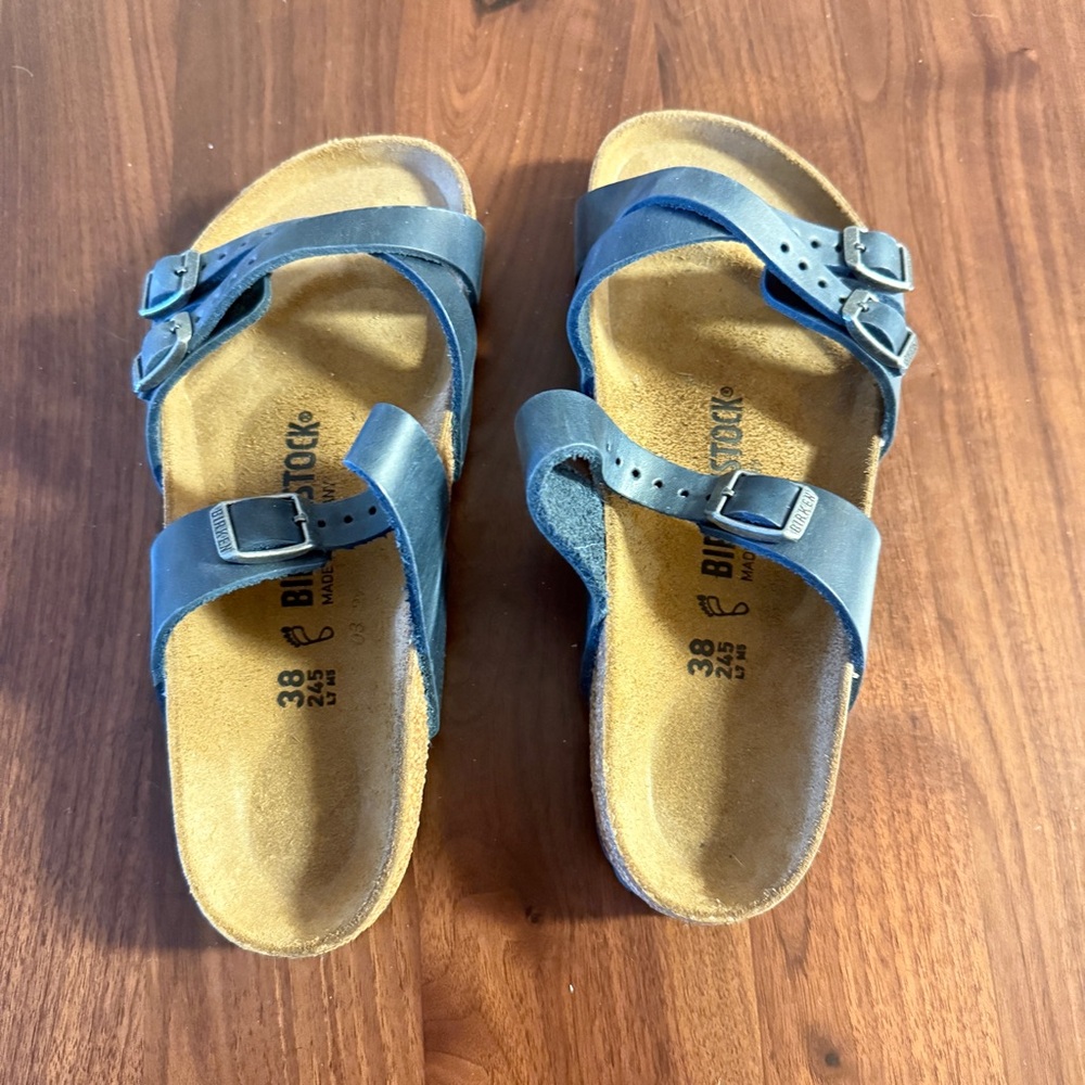 Birkenstock Women’s Navy Blue Sandals